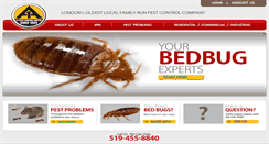 Desktop Screenshot of a1pestcontrol.ca
